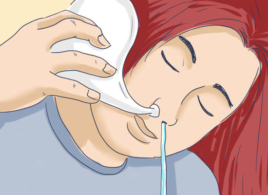 Как промывать нос после ринопластики